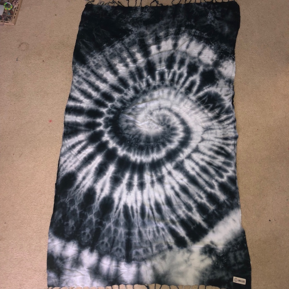 Sand Cloud Towel Black Acid Wash NWOT